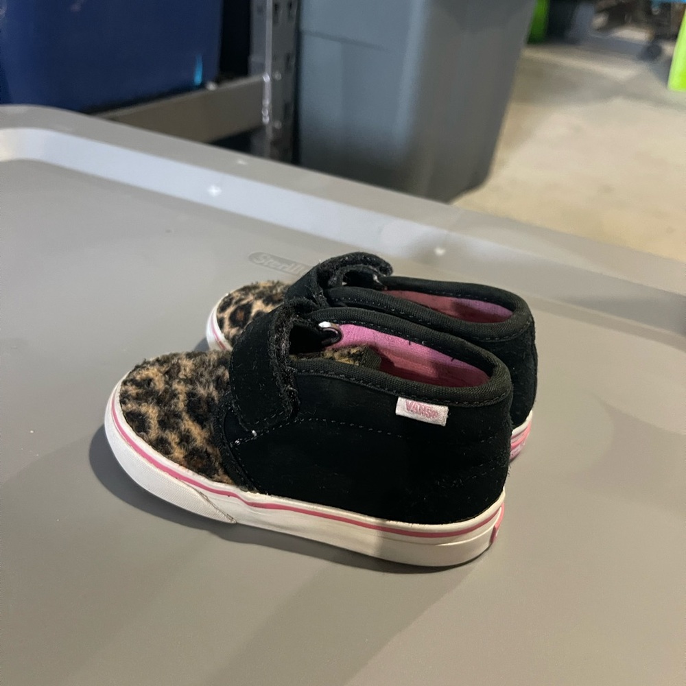 Vans Toddler 6 Leopard Print Shoes